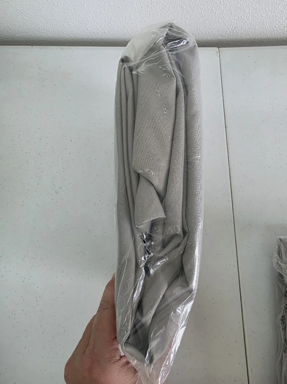 RH Restoration Hardware Mesa Lounge Chair Cover Grey Slipcover NEW 1146163